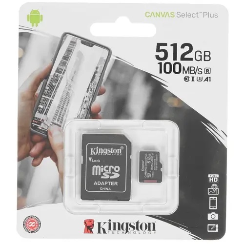 Карты памяти SD Kingston MicroSD 512Gb