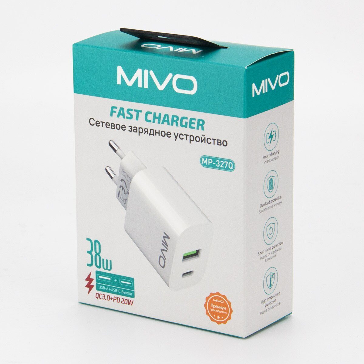 Зарядные устройства для смартфонов, Кабели Mivo MP-327Q 