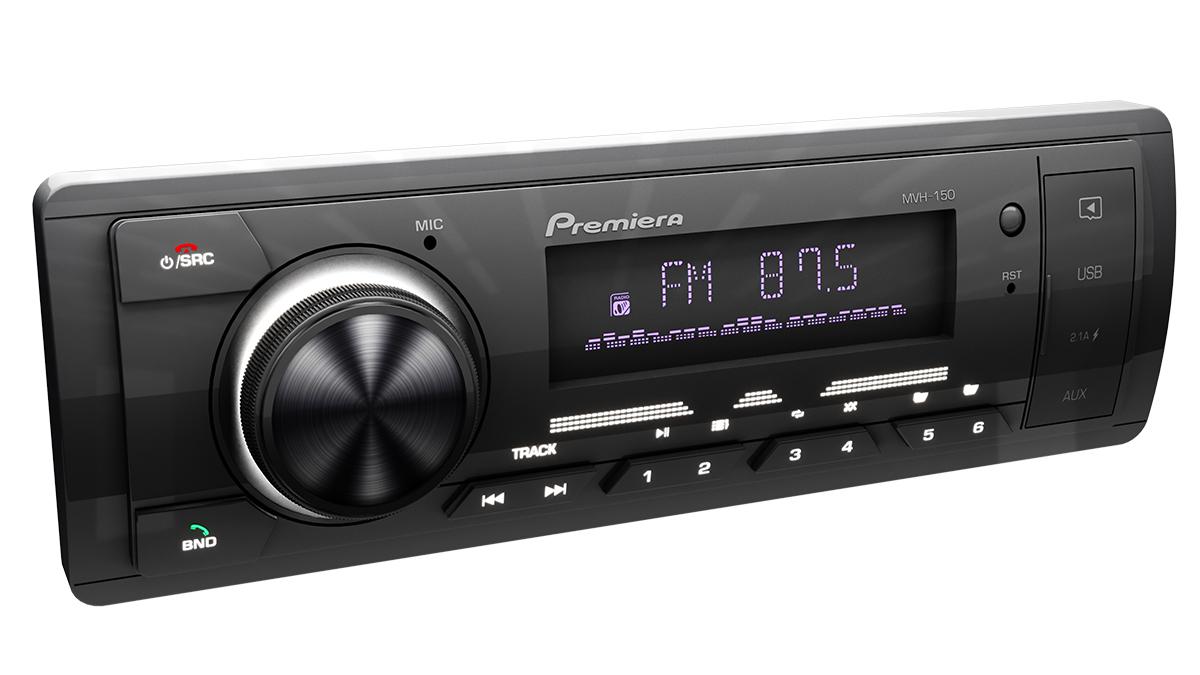 1-DIN USB/SD-ресиверы (без CD) Premiera MVH-150 