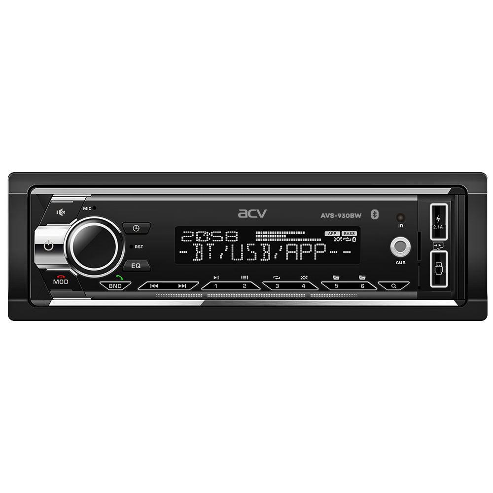 1-DIN USB/SD-ресиверы (без CD) ACV AVS-930BM 