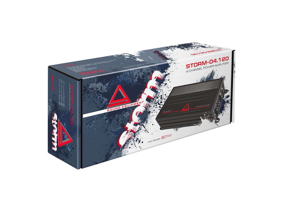 Четырёхканальные усилители AurA STORM-D4.120 