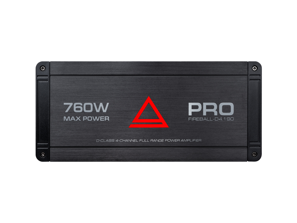 Четырёхканальные усилители AurA FIREBALL-D4.190 PRO 