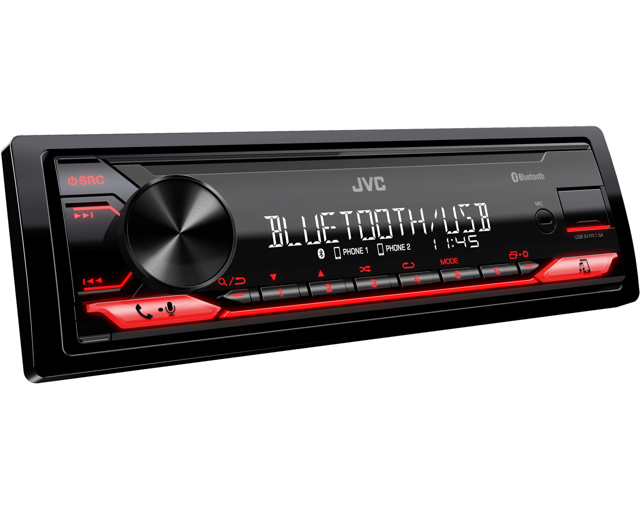 1-DIN USB/SD-ресиверы (без CD) JVC KD-X182BT 