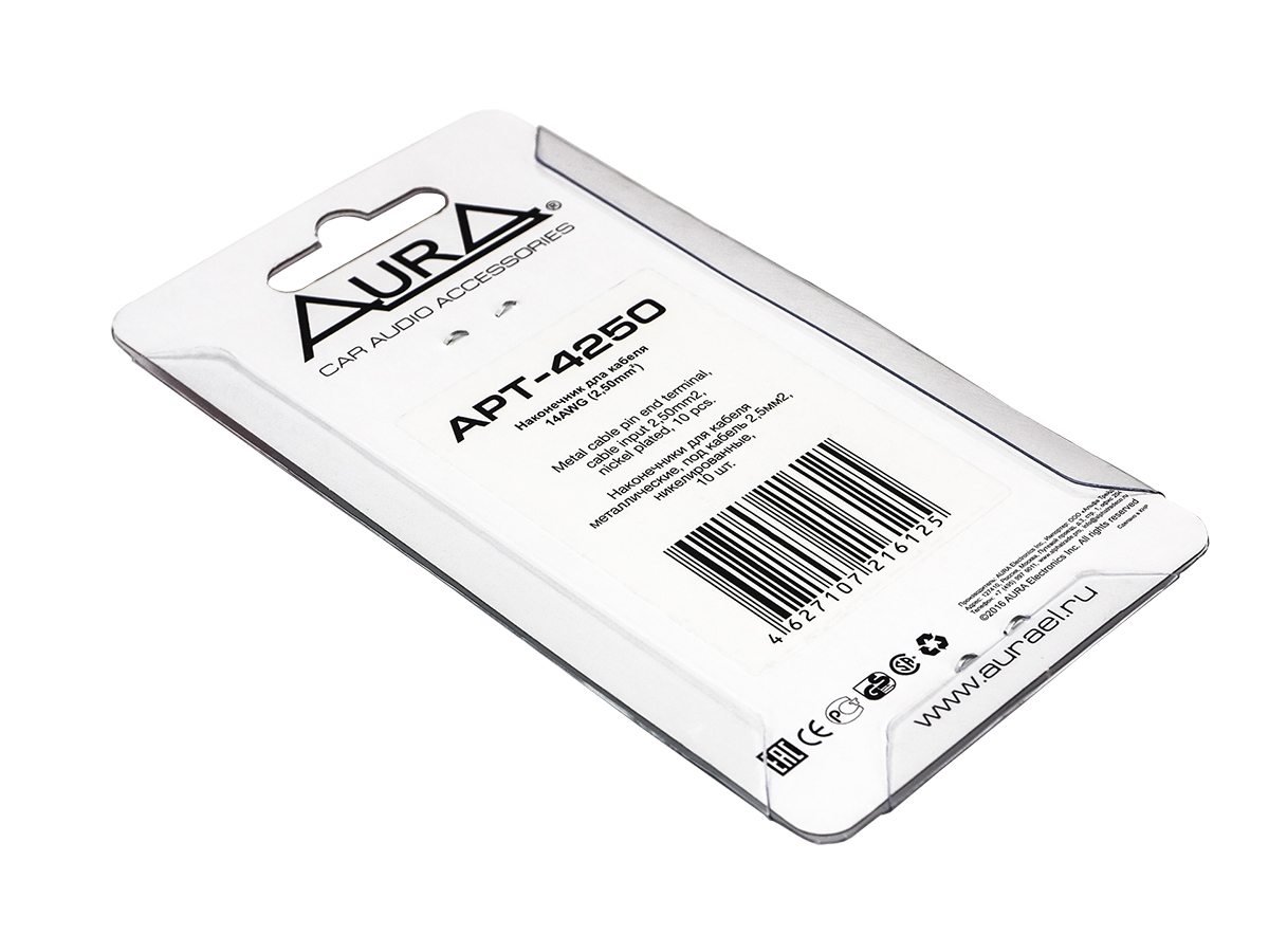 Клеммы акустические, силовые, коннекторы, гильзы AurA APT-4250 