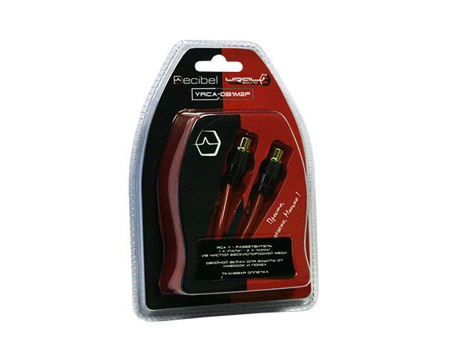 Кабели межблочные (RCA), AUX, HDMI, RCA разъёмы Ural YRCA-DB1M2F 