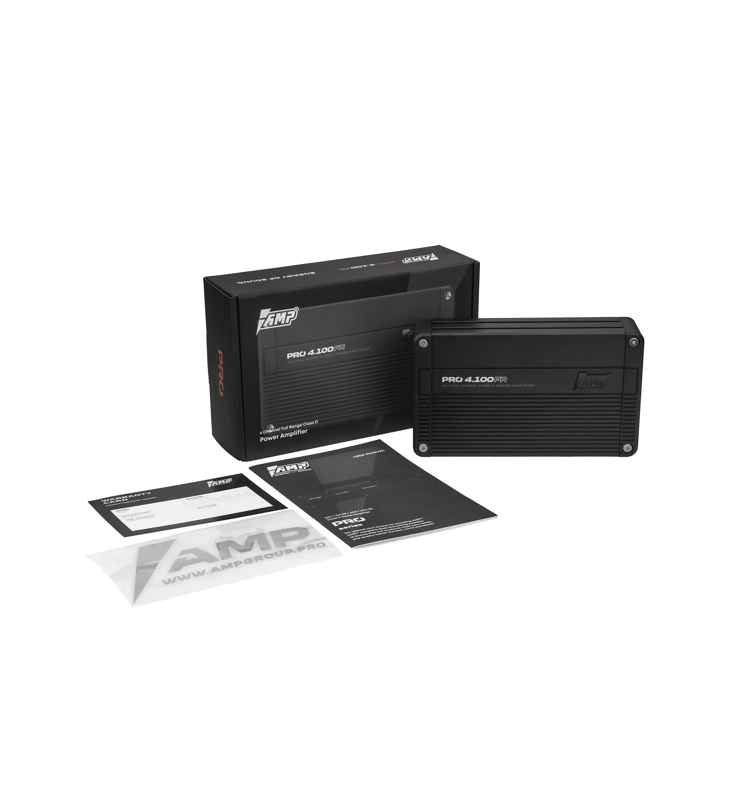 Четырёхканальные усилители AMP PRO 4.100FR 