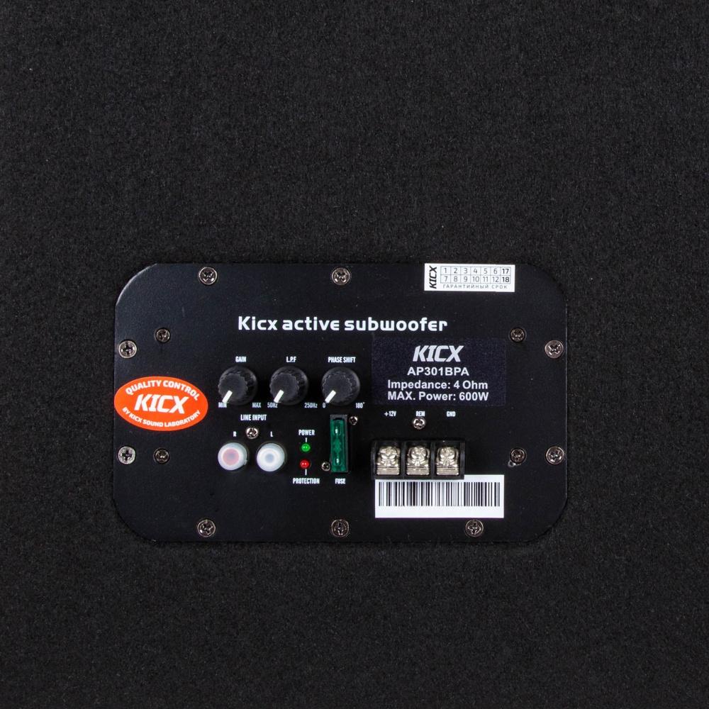 Cабвуферы корпусные активные KICX AP 301BPA 