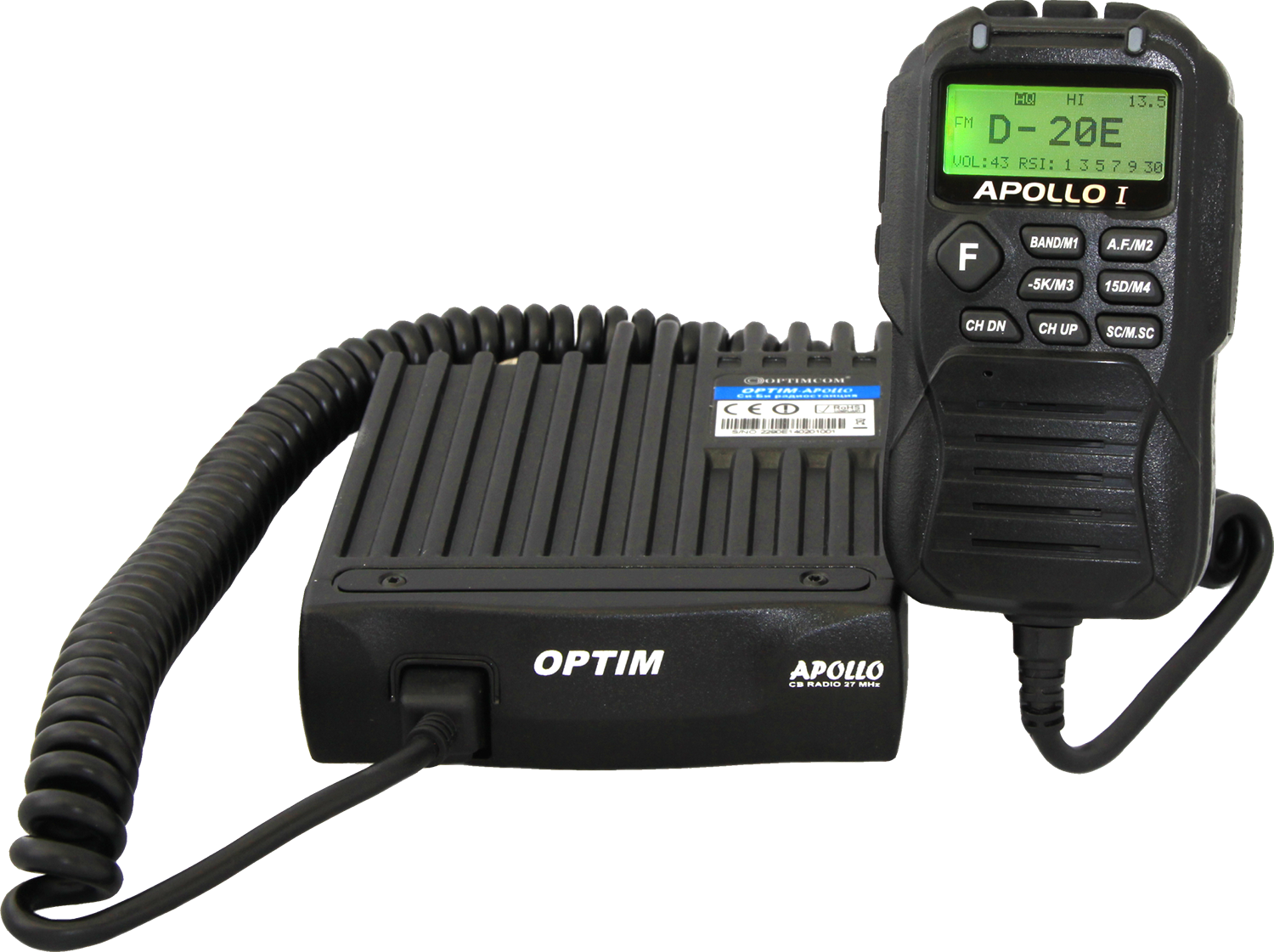 Радиостанции автомобильные 27МГц Optim OPTIM-Apollo