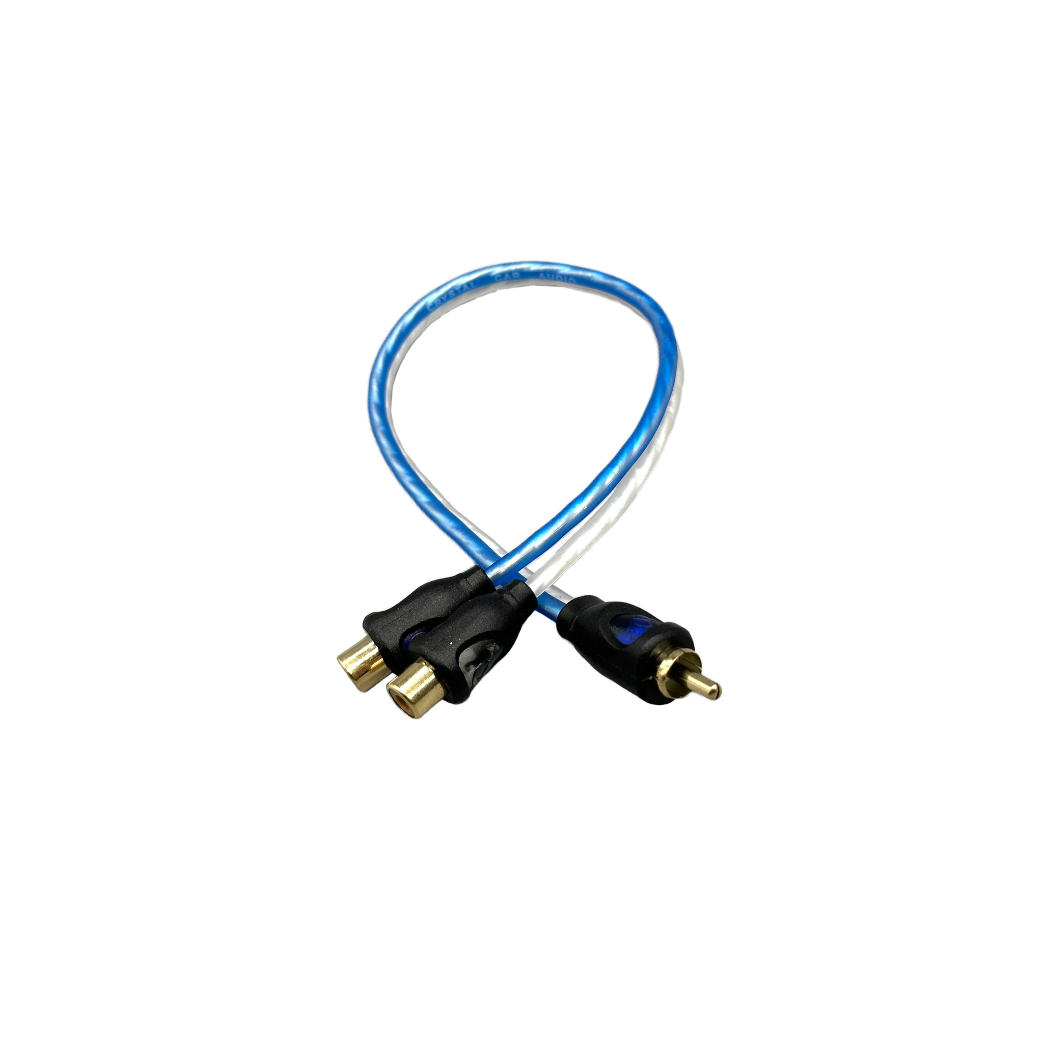 Кабели межблочные (RCA), AUX, HDMI, RCA разъёмы Crystal Car Audio BASE Y 1M2F 