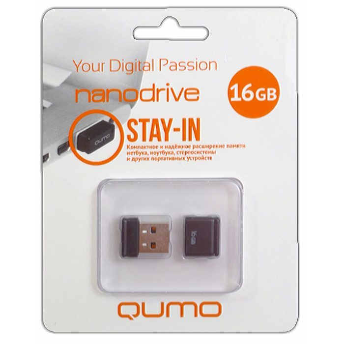 USB флэш-накопители Qumo USB 16GB NANO
