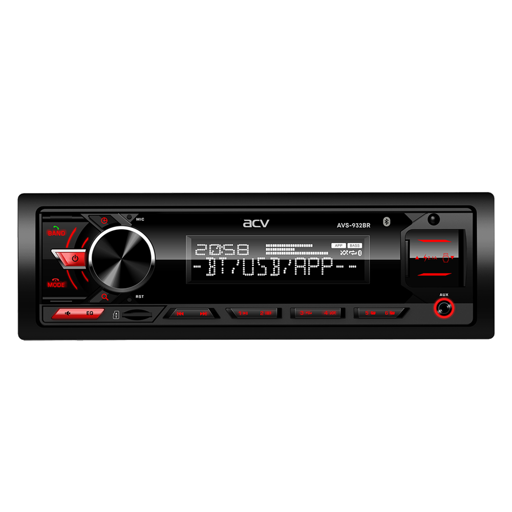 1-DIN USB/SD-ресиверы (без CD) ACV AVS-932BR 