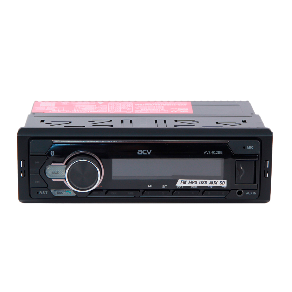 1-DIN USB/SD-ресиверы (без CD) ACV AVS-912BG 