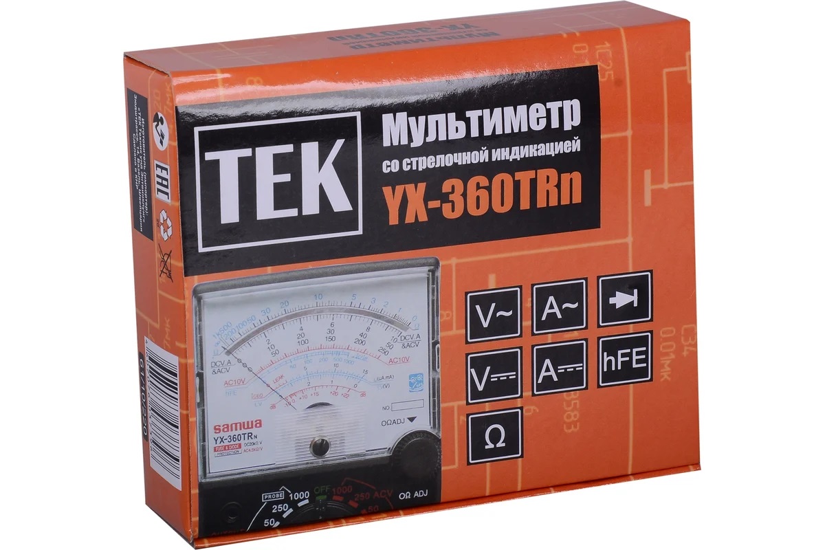 Мультиметры Мультиметр Ресанта YX-360 TRn