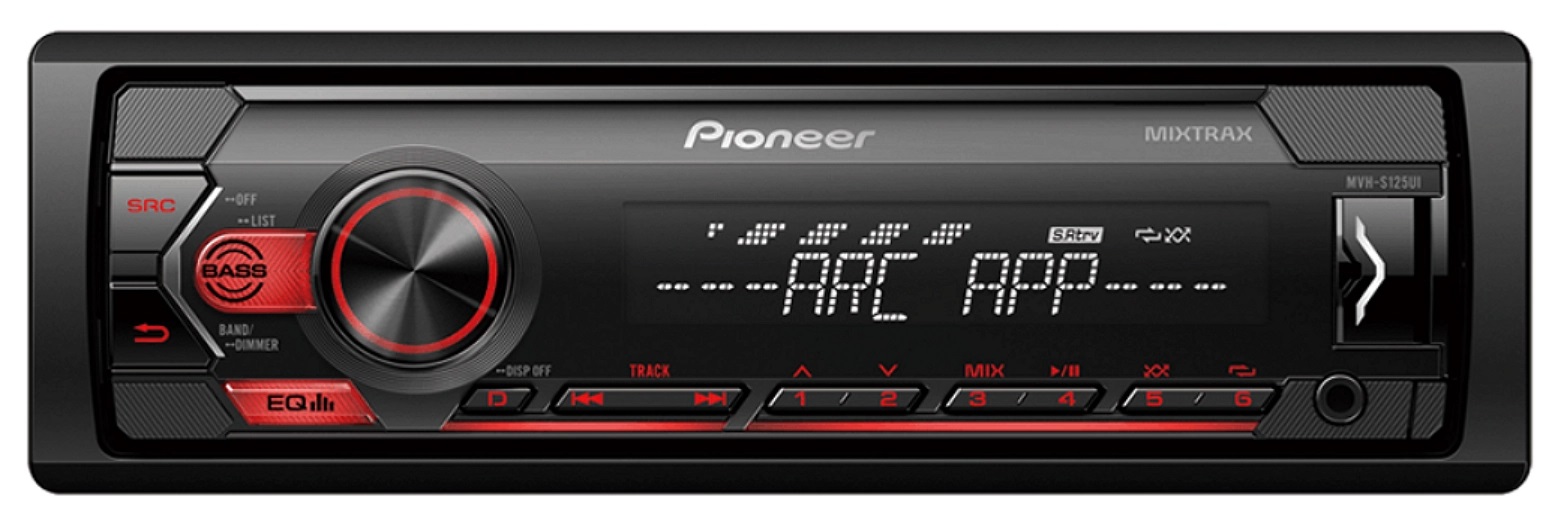 1-DIN USB/SD-ресиверы (без CD) Pioneer MVH-S125UI 