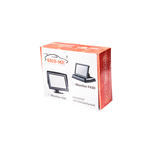 Мониторы для камер заднего вида Sho-me Monitor-43D N 
