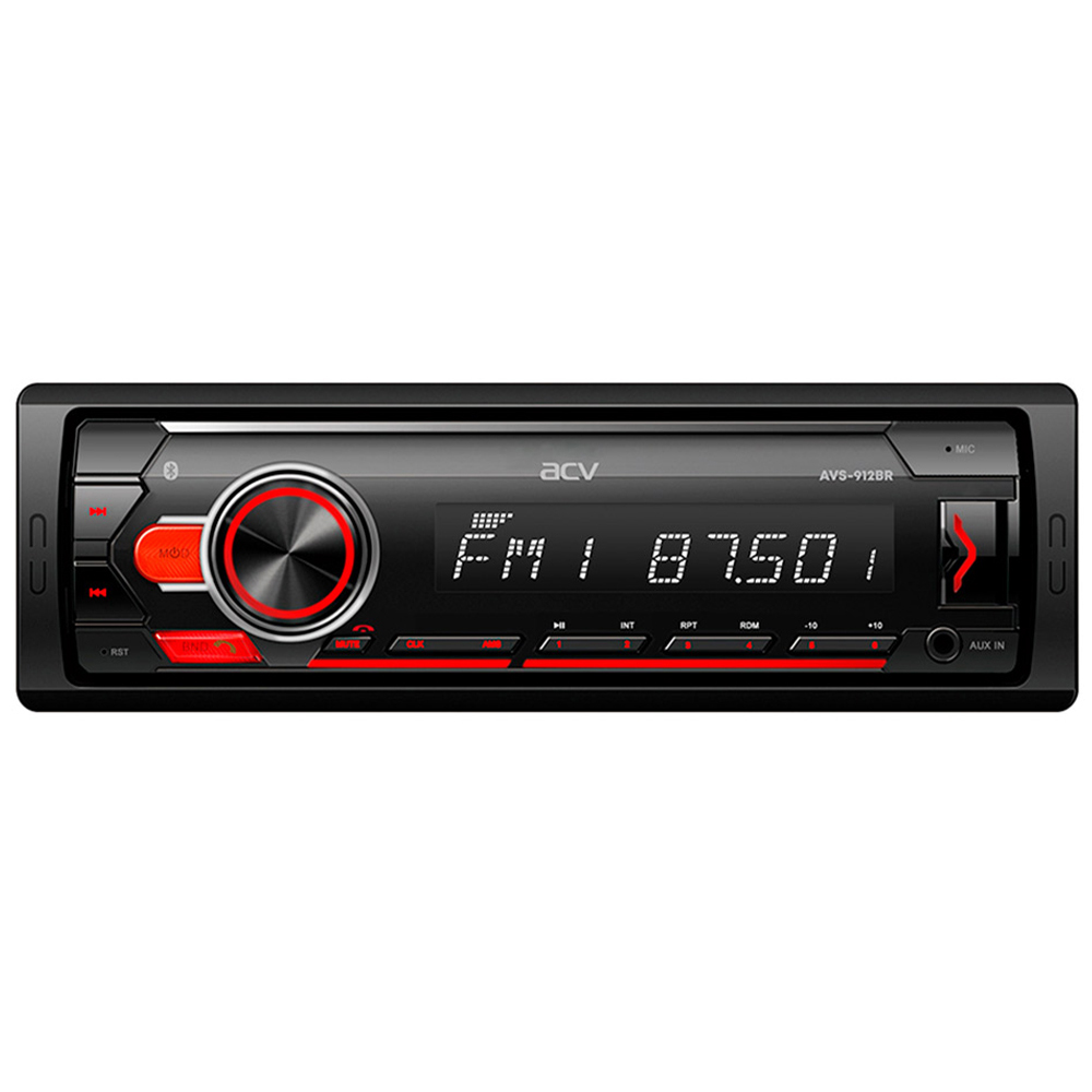 1-DIN USB/SD-ресиверы (без CD) ACV AVS-912BR 