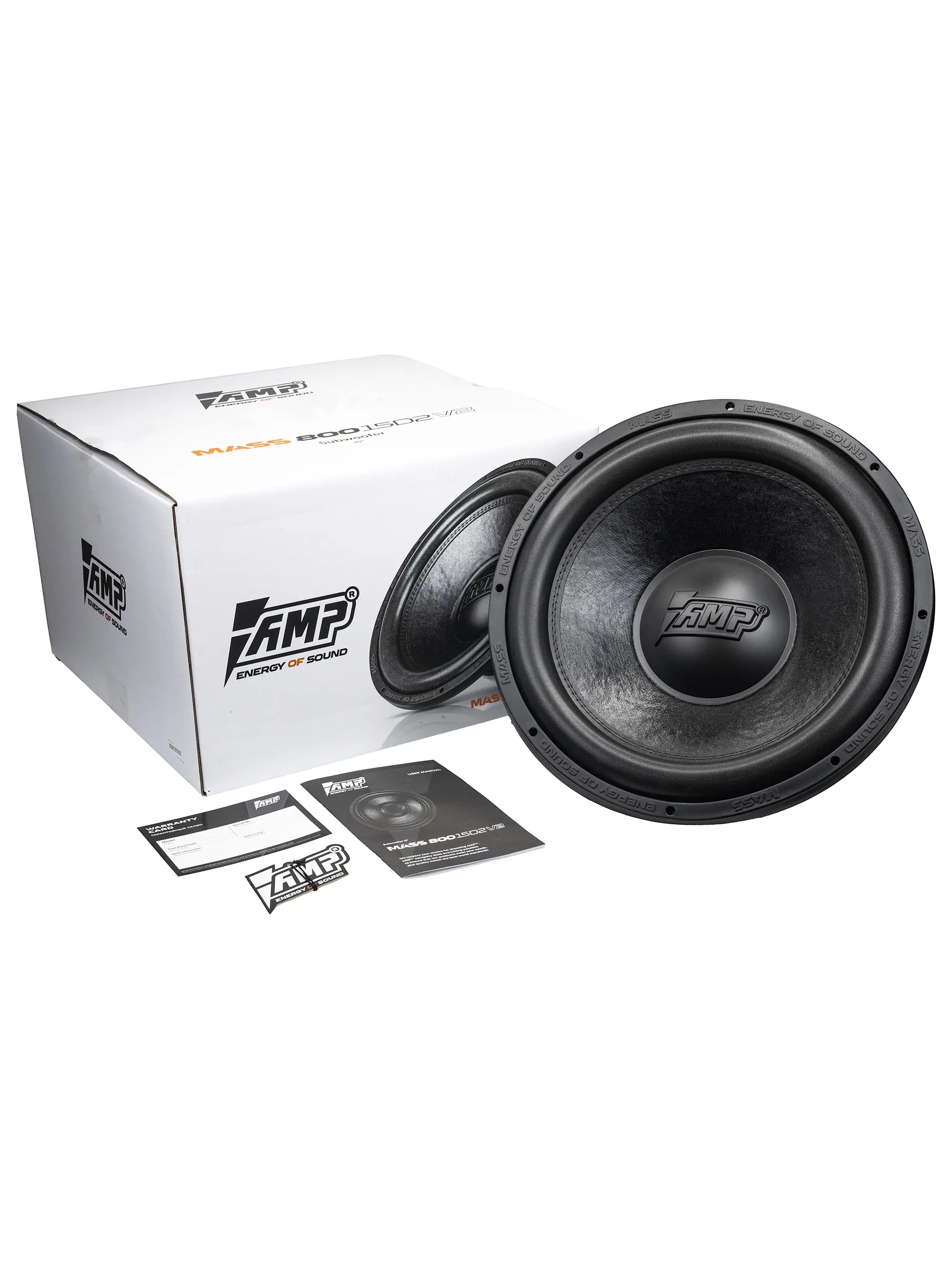 Сабвуферные динамики AMP MASS 800 15D2 V2 