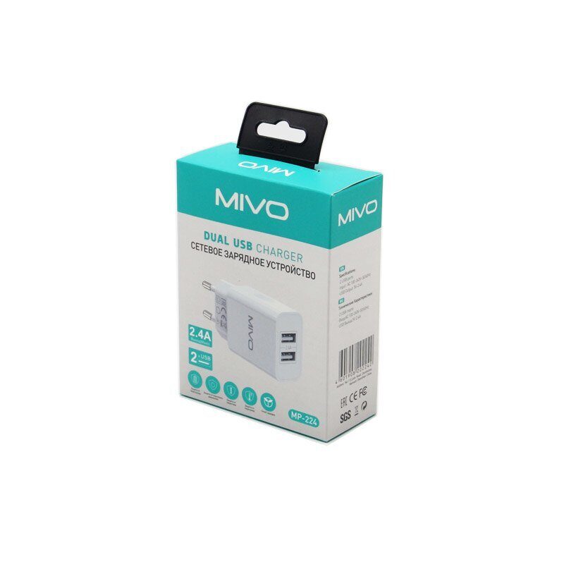 Зарядные устройства для смартфонов, Кабели Mivo MP-224 