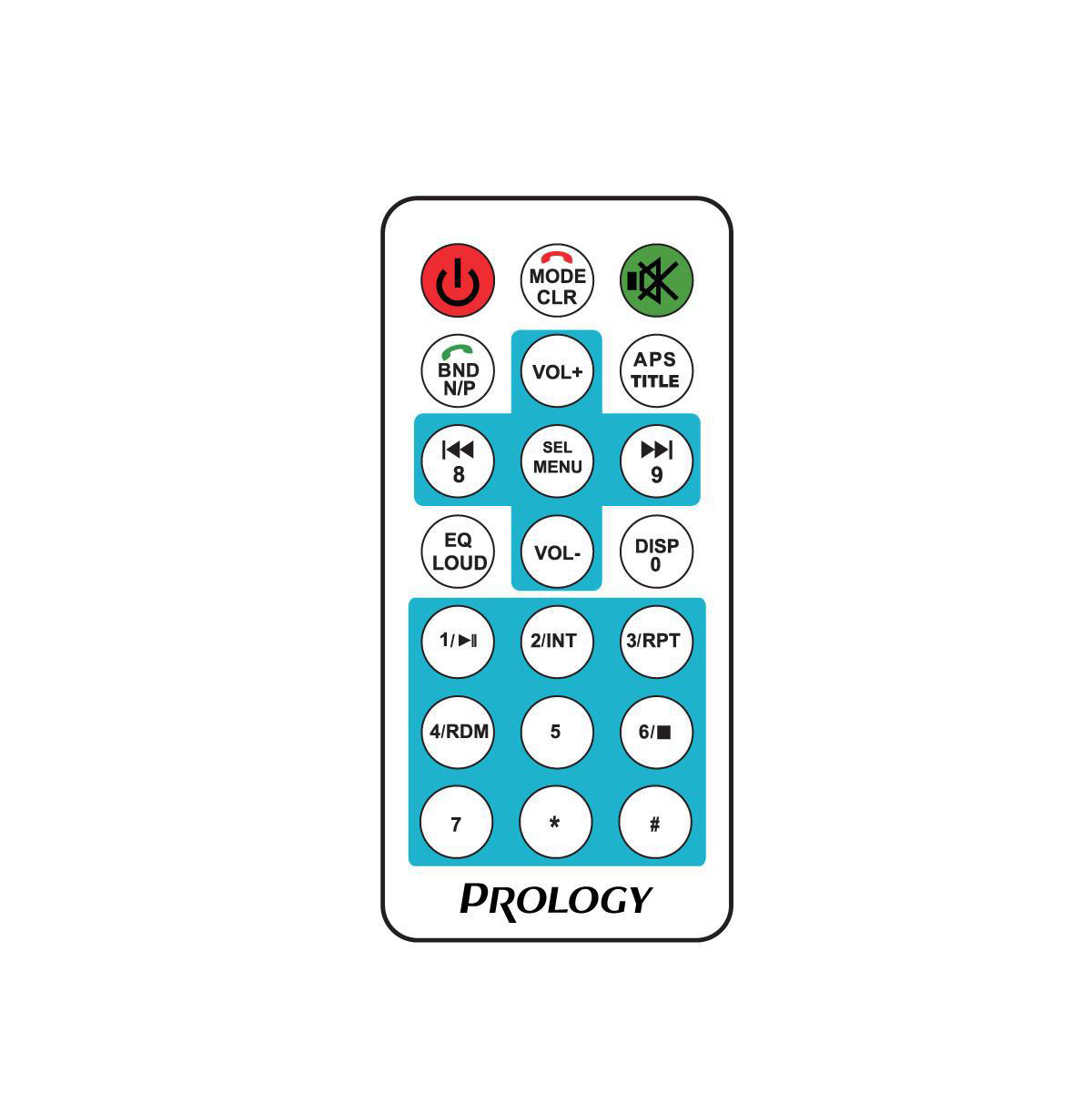 1-DIN USB/SD-ресиверы (без CD) Prology CMX-185 