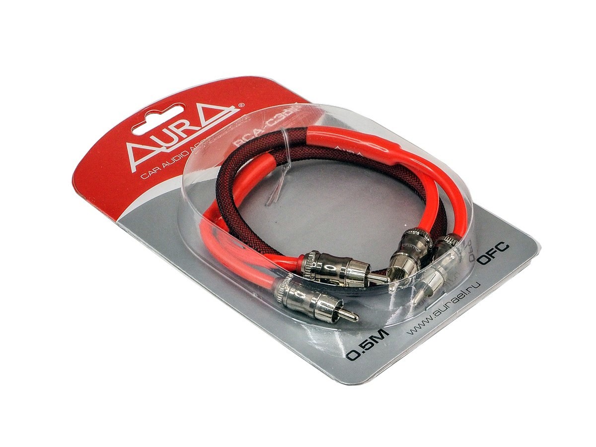 Кабели межблочные (RCA), AUX, HDMI, RCA разъёмы AurA RCA-C305 MkII 