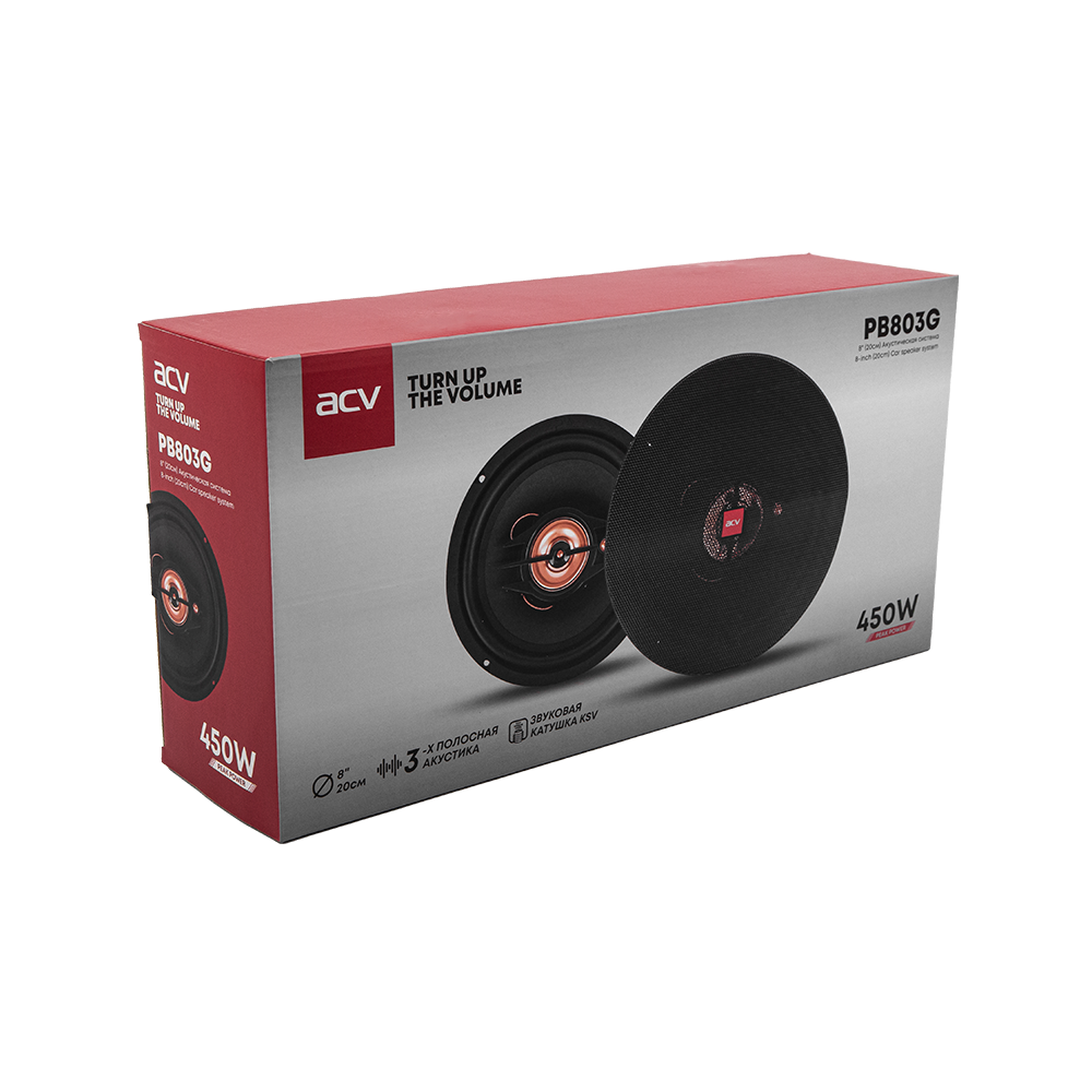 Акустика автомобильная ACV PB-803G 