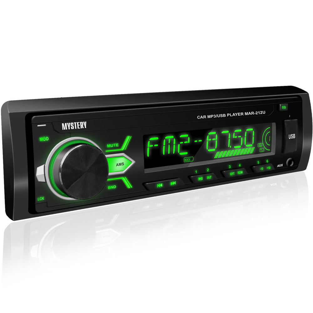 1-DIN USB/SD-ресиверы (без CD) Mystery MAR-212U 