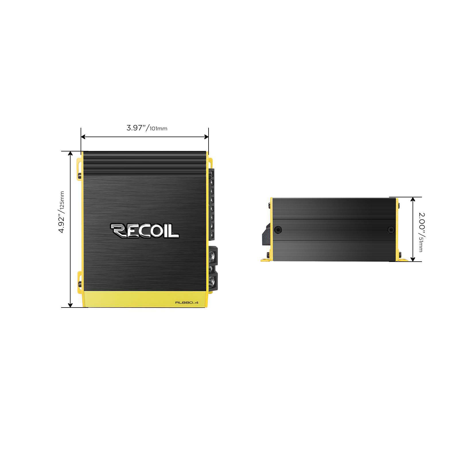 Четырёхканальные усилители Recoil RL880.4 
