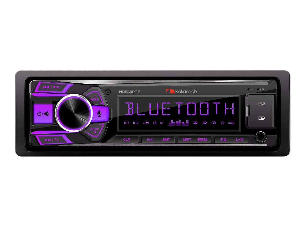 1-DIN USB/SD-ресиверы (без CD) Nakamichi NQ513RGB 