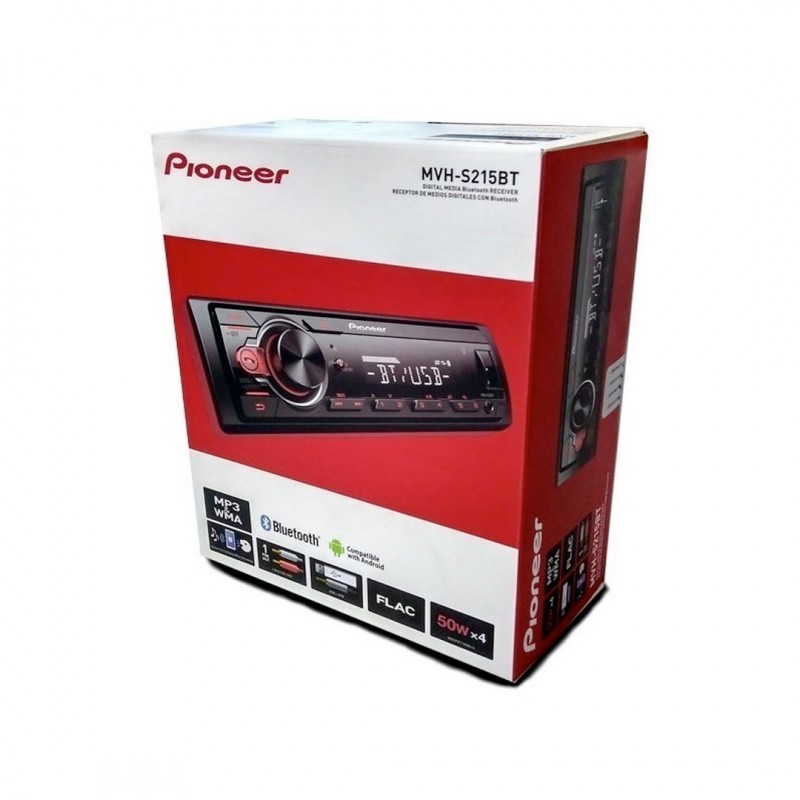 1-DIN USB/SD-ресиверы (без CD) Pioneer MVH-S215BT 