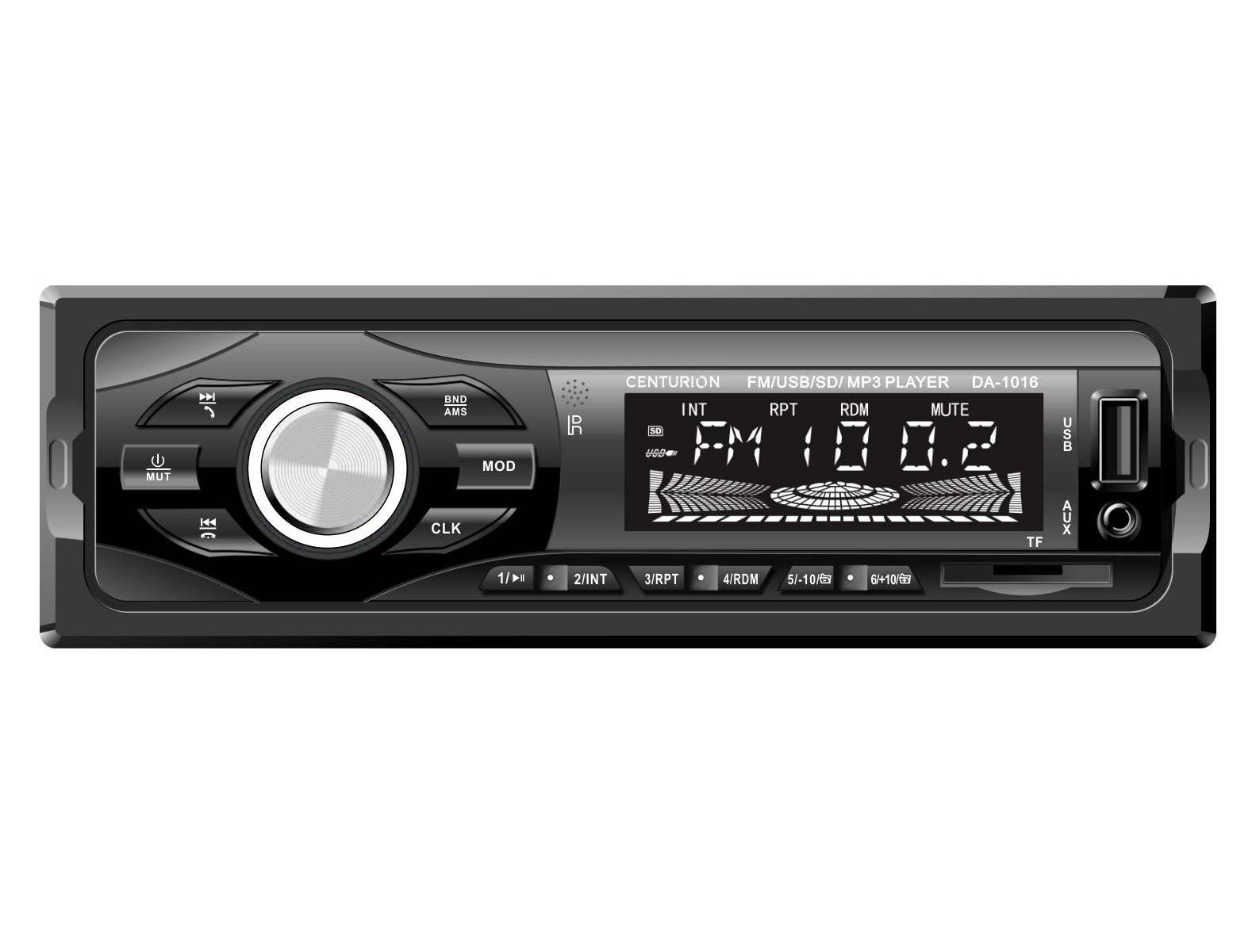 1-DIN USB/SD-ресиверы (без CD) Centurion DA-1016 