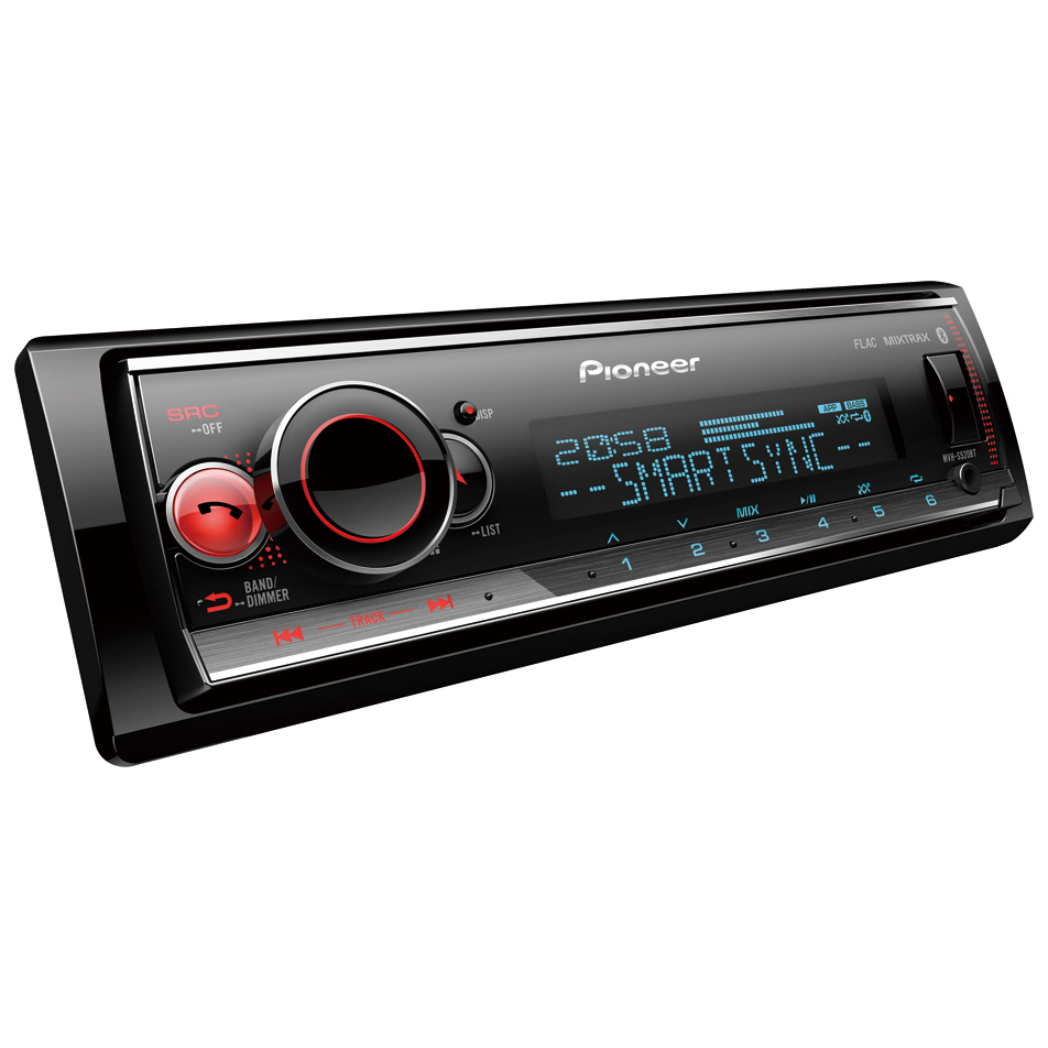 1-DIN USB/SD-ресиверы (без CD) Pioneer MVH-S520BT 