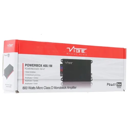 Одноканальные усилители Vibe POWERBOX400.1M V7 