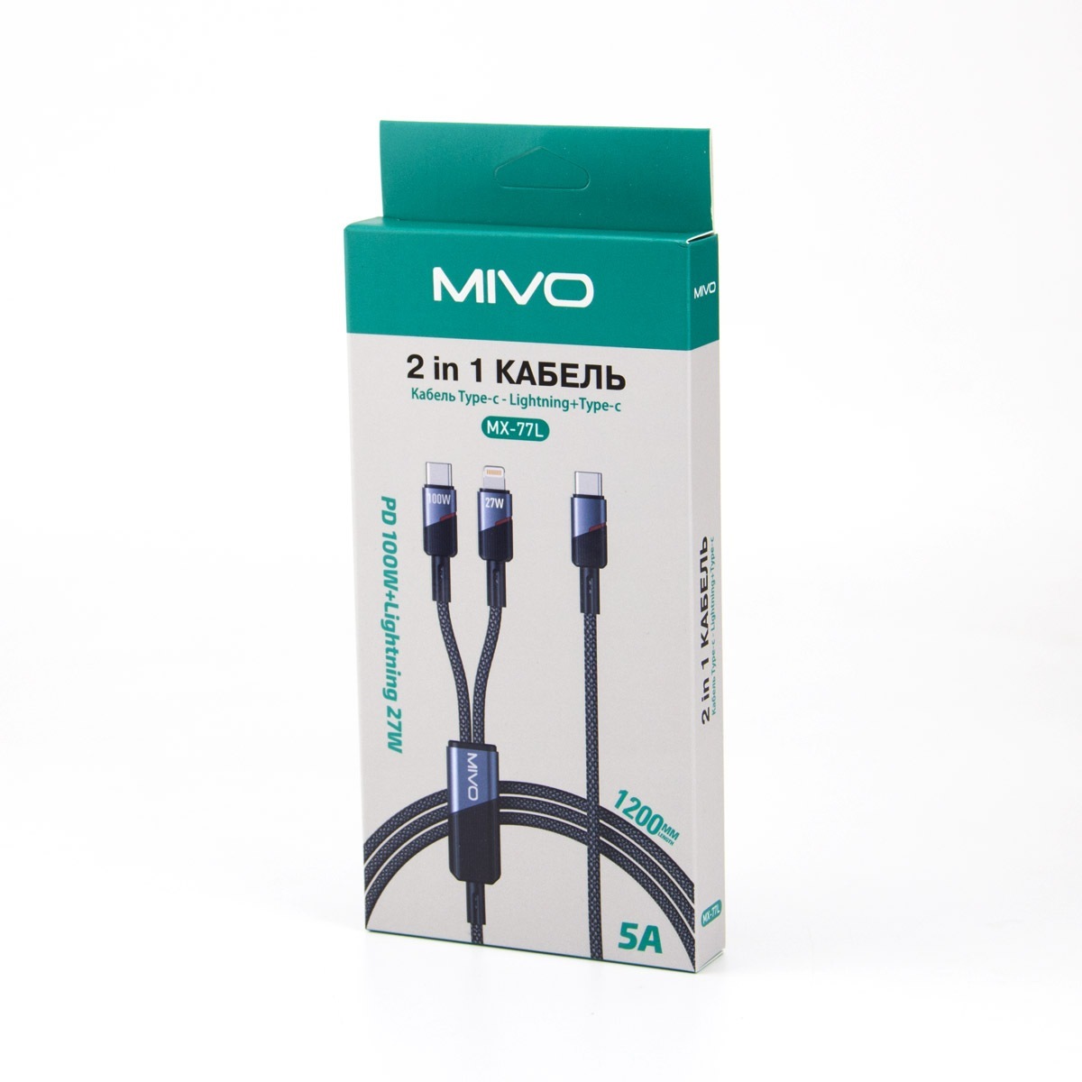 Зарядные устройства для смартфонов, Кабели Mivo MX-77L 