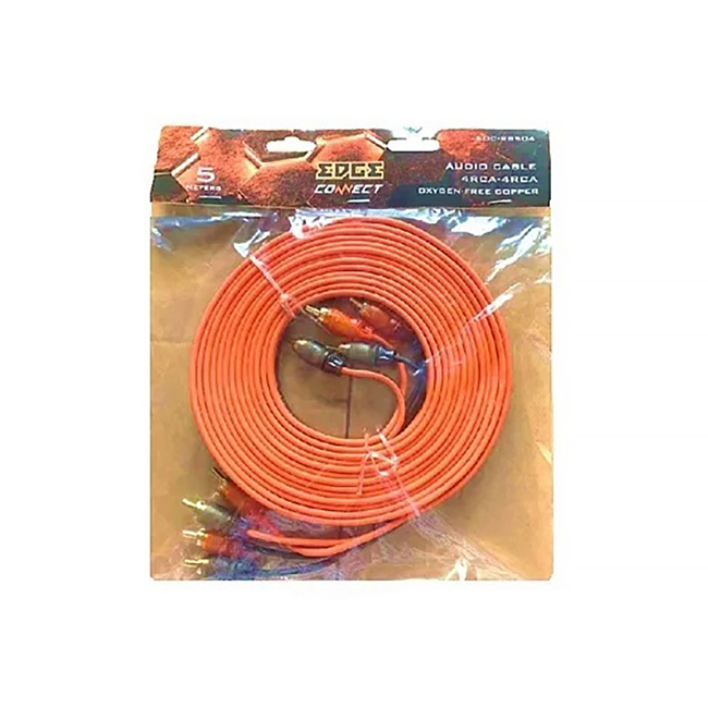 Кабели межблочные (RCA), AUX, HDMI, RCA разъёмы EDGE EDC-RB504 