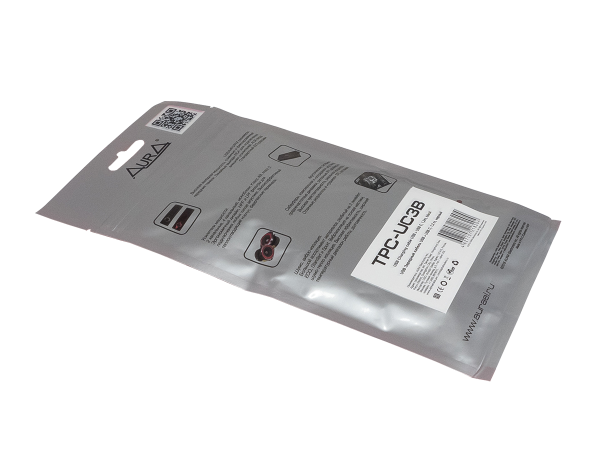 Зарядные устройства для смартфонов, Кабели AurA TPC-UC3B 