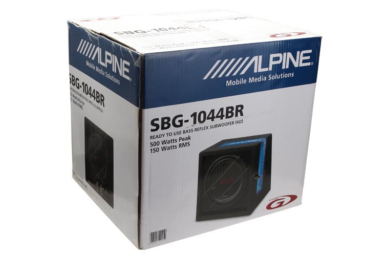 Cабвуферы корпусные пассивные Alpine SBG-1044BR 
