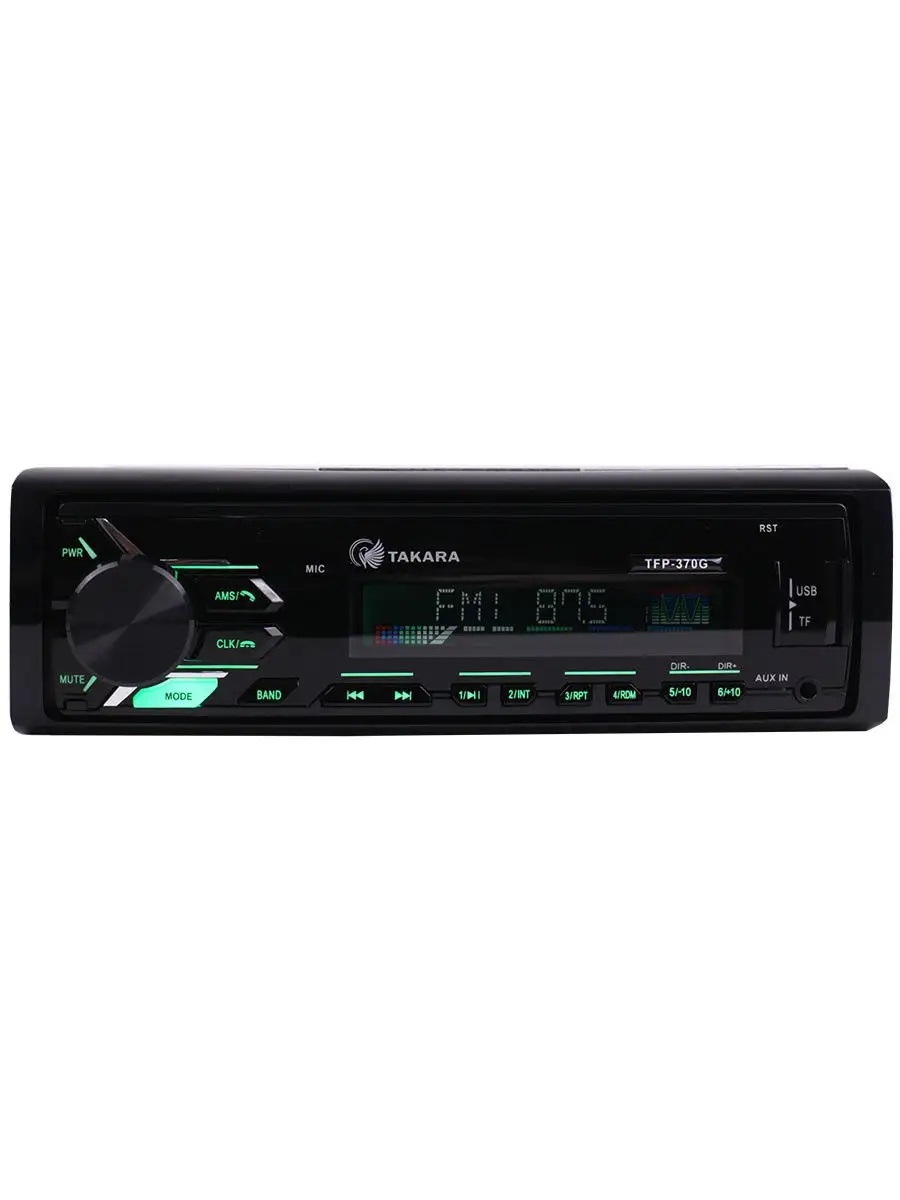 1-DIN USB/SD-ресиверы (без CD) TAKARA TFP-370G BT 
