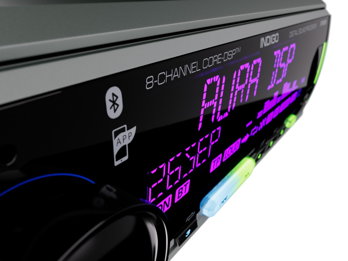 1-DIN USB/SD-ресиверы (без CD) AurA INDIGO-878DSP 