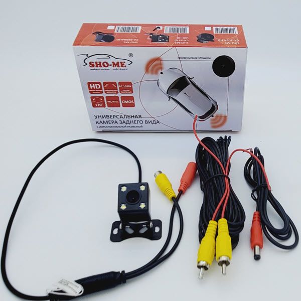 Универсальные видеокамеры, Камеры в номерных рамках, Аксессуары Sho-Me CA 5570 LED HD 