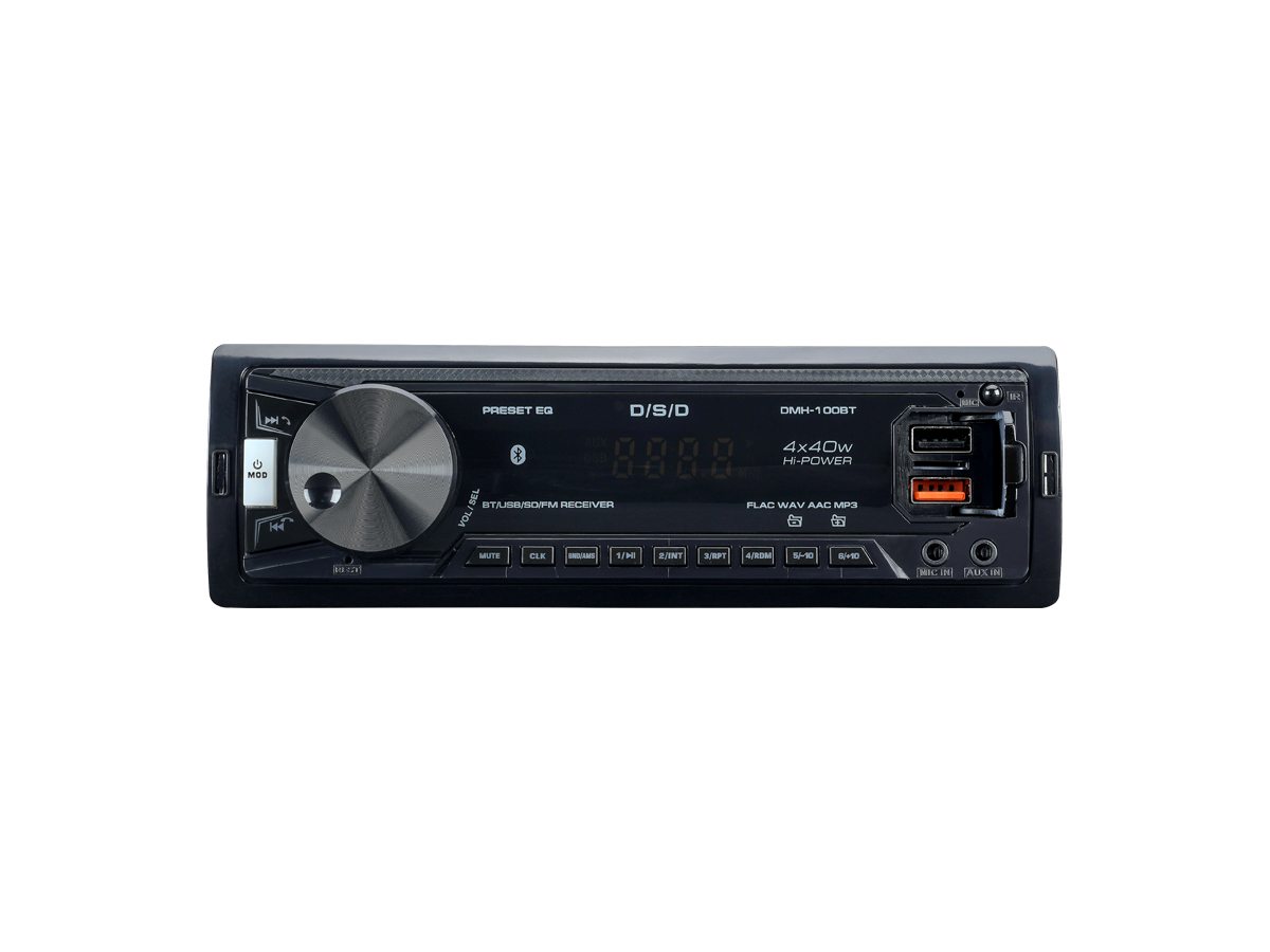 1-DIN USB/SD-ресиверы (без CD) D/S/D DMH-100BT 