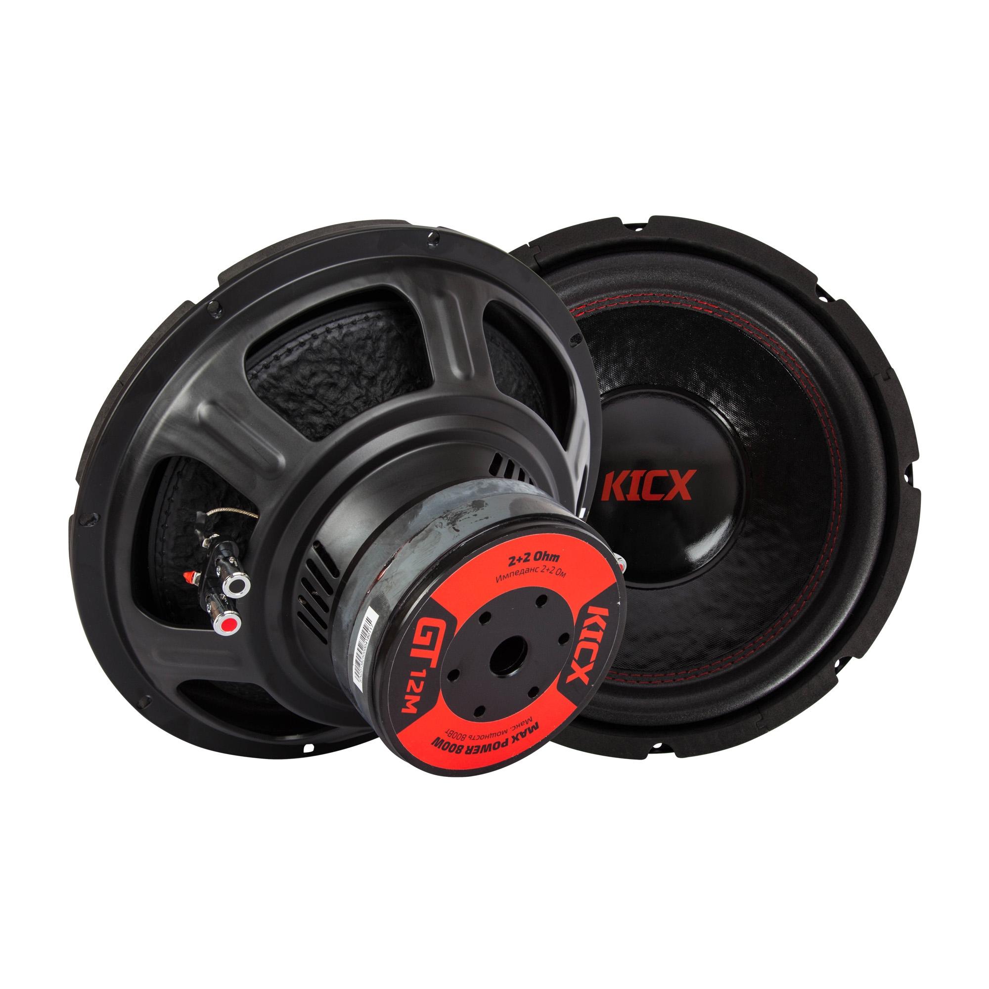 Сабвуферные динамики KICX GT 12M 