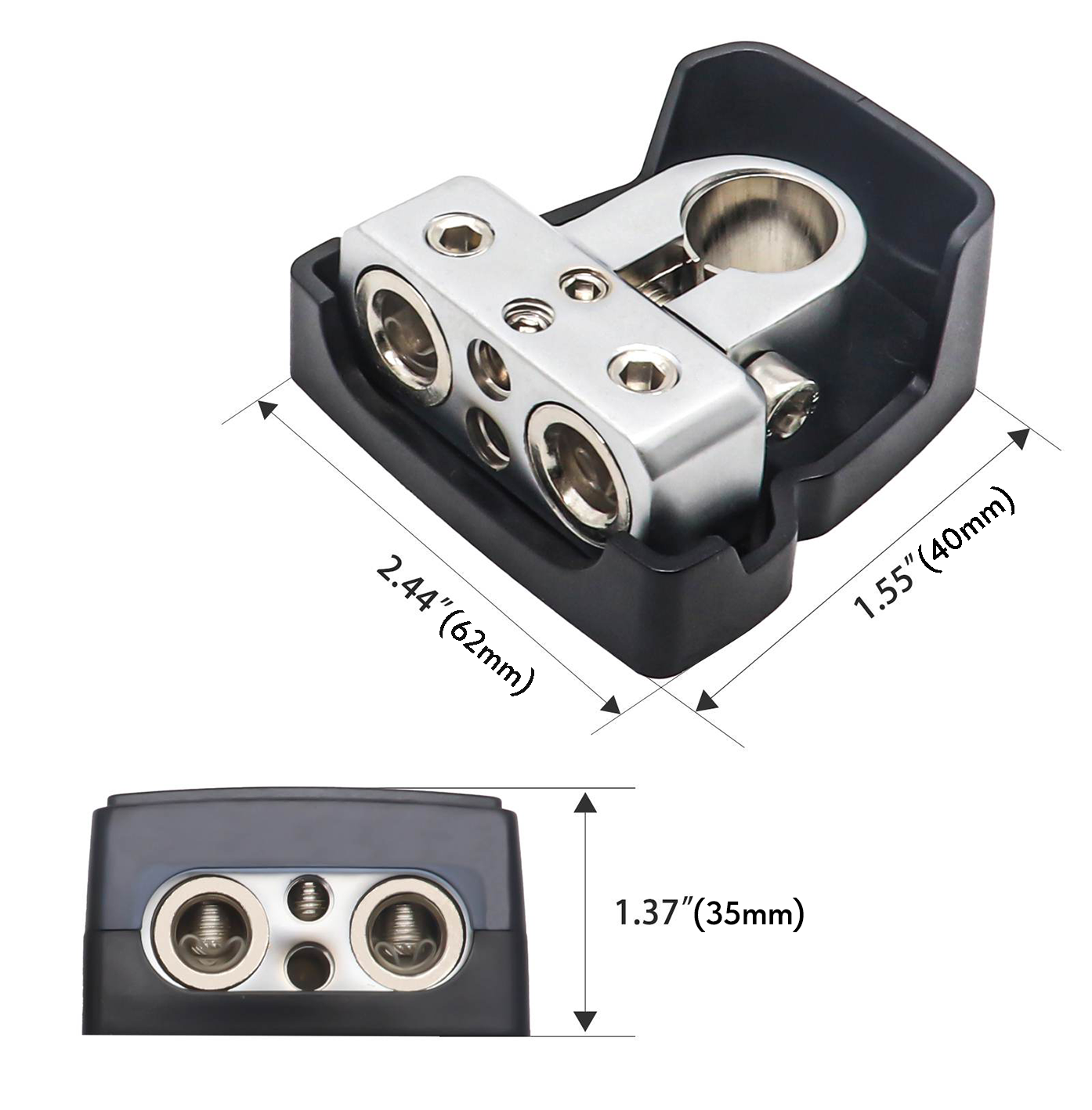 Клеммы аккумуляторные Recoil PBT-1024 