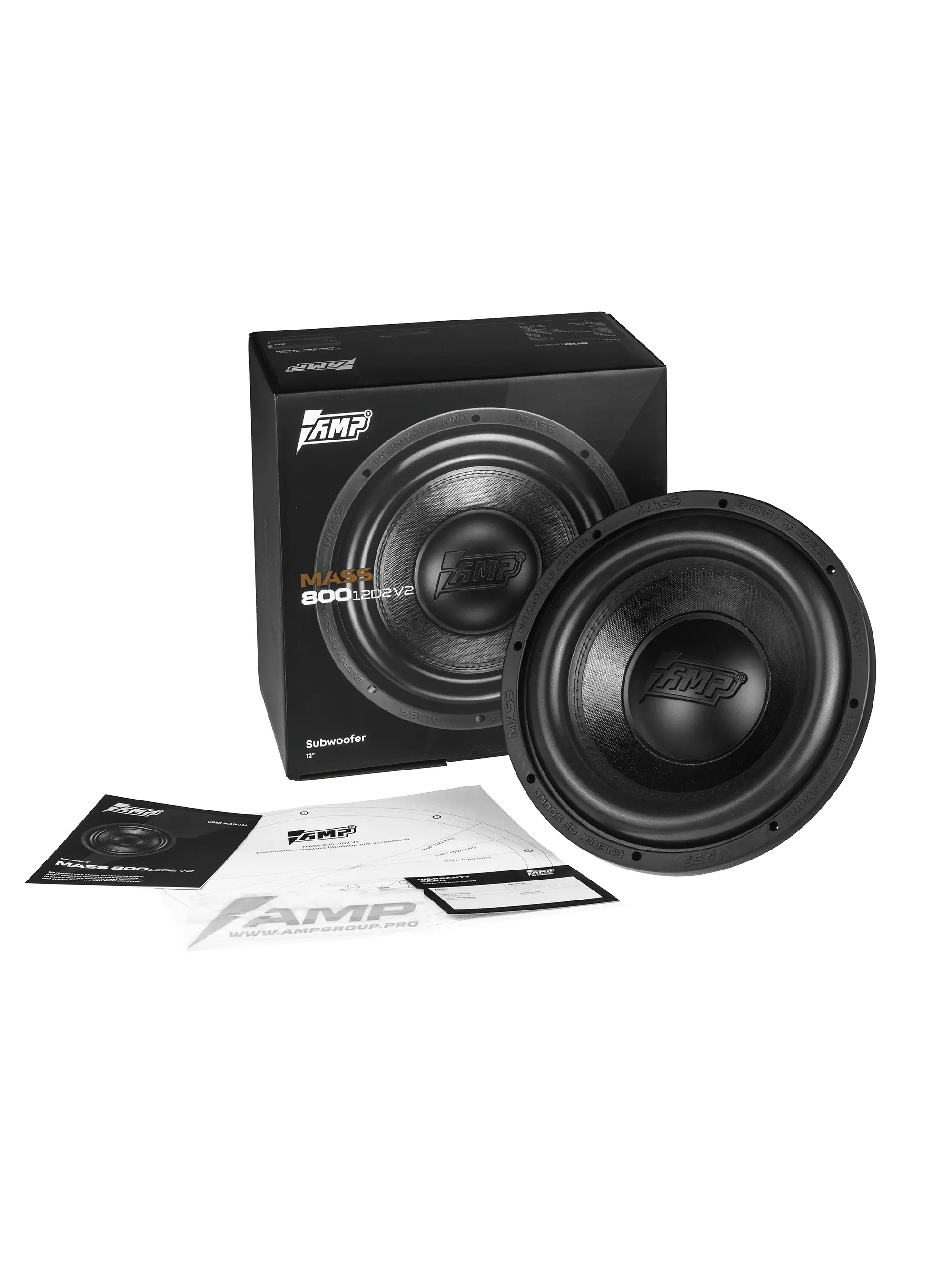 Сабвуферные динамики AMP MASS 800 12D2 V2 
