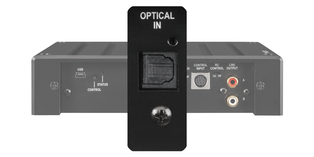 Интерфейсы для подключения усилителей MATCH MEC OPTICAL IN 