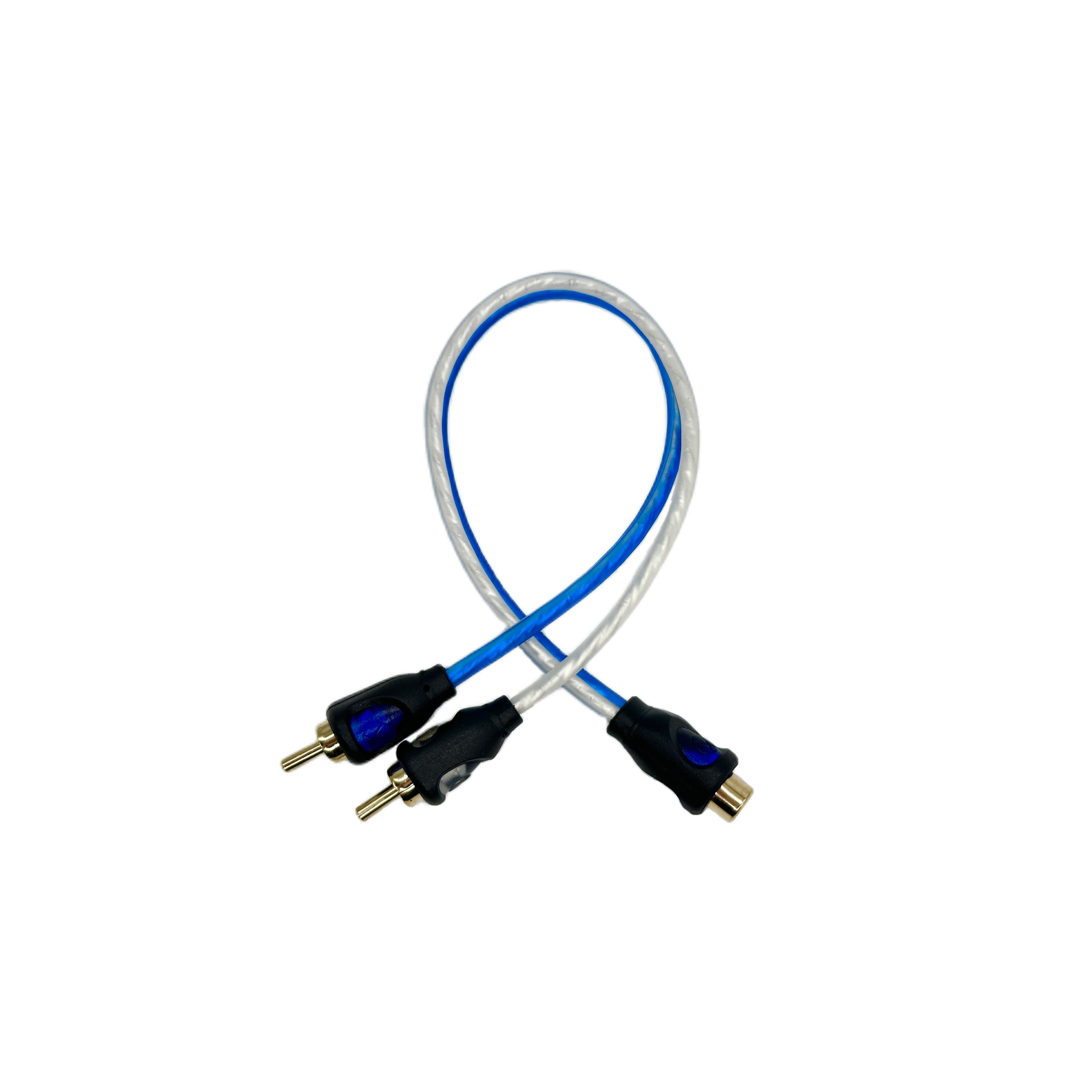 Кабели межблочные (RCA), AUX, HDMI, RCA разъёмы Crystal Car Audio BASE Y 1F2M 