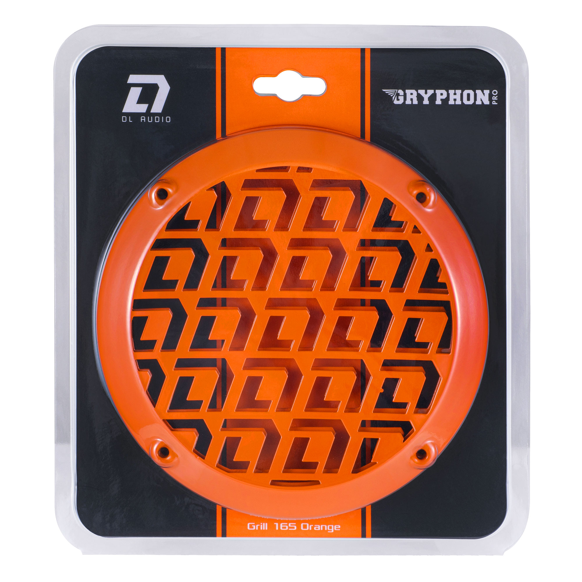 Решетки (сетки) для динамиков. Крепеж для динамиков. DL Audio Gryphon Pro 165 Grill Orange 