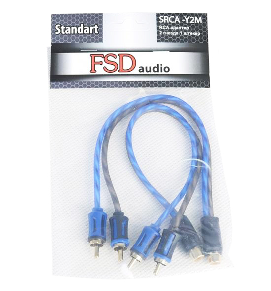Кабели межблочные (RCA), AUX, HDMI, RCA разъёмы FSD audio SRCA - Y 2M 