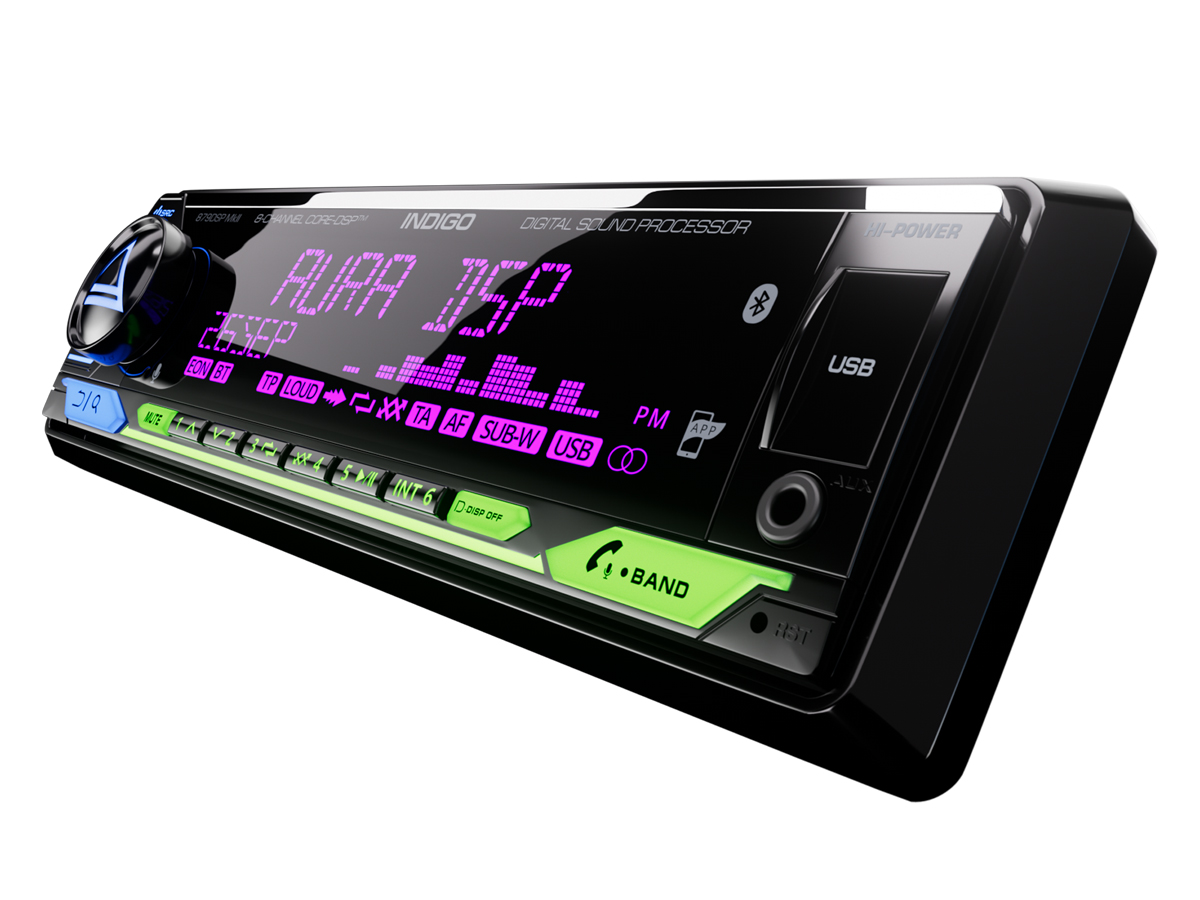 1-DIN USB/SD-ресиверы (без CD) AurA INDIGO-879DSP MkII HP 