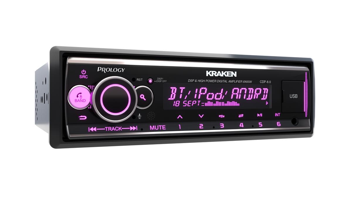 1-DIN USB/SD-ресиверы (без CD) Prology CDP-8.0 KRAKEN 