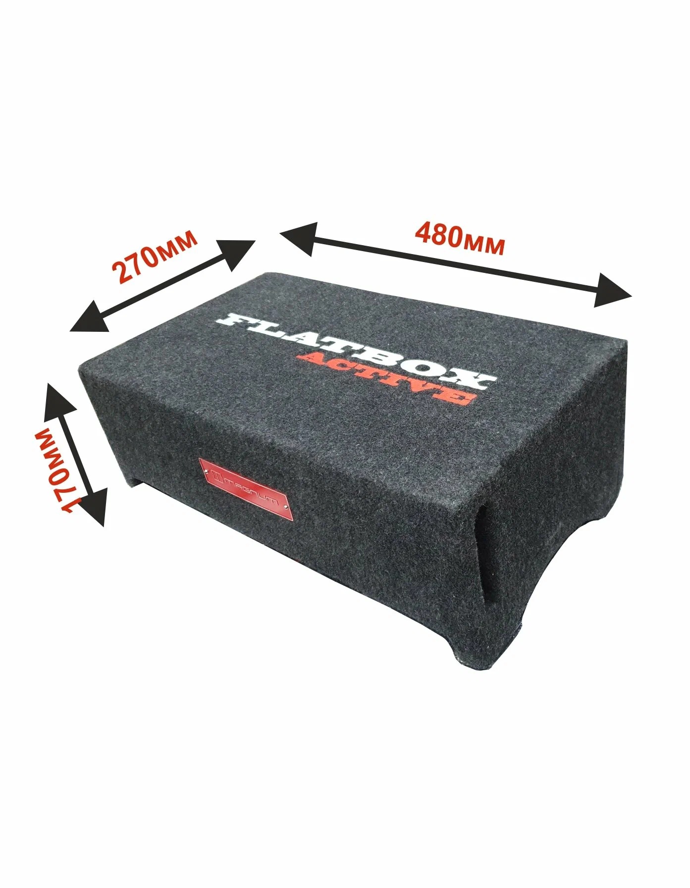 Cабвуферы корпусные активные MAGNUM FLATBOX 8A 